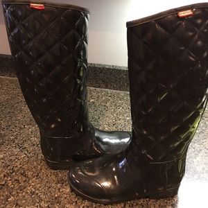 Hunter quilted boots
